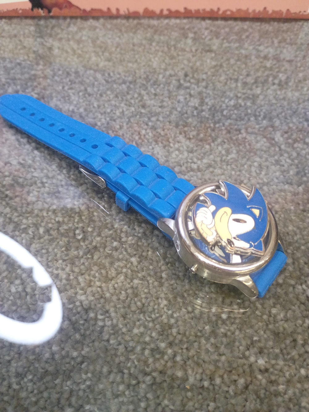 Sonic The Hedgehog Classic Spinner Flip Cover Watch